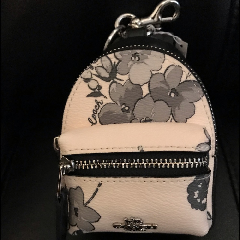 COACH MINI BACKPACK KEY CHAIN CUTE NWT!